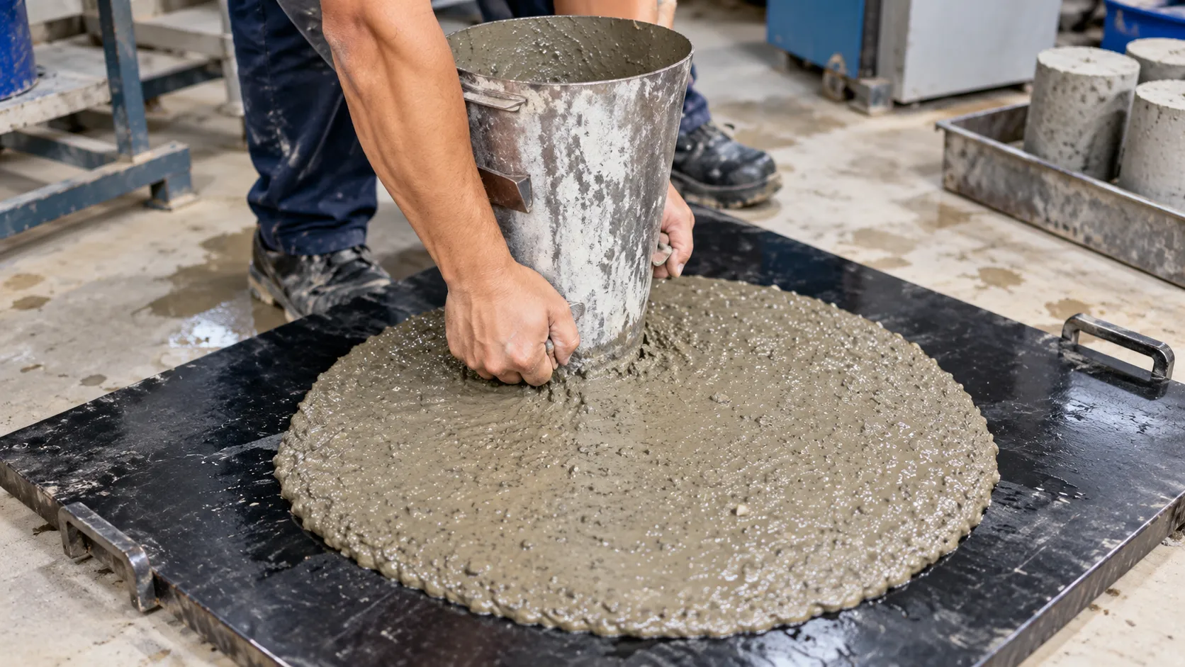 Concrete and mix design testing