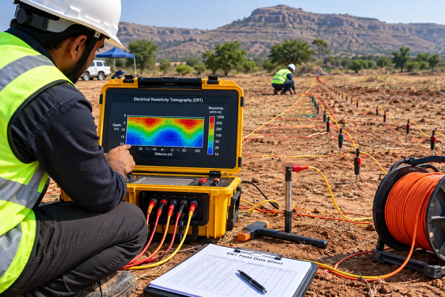 Electrical resistivity test