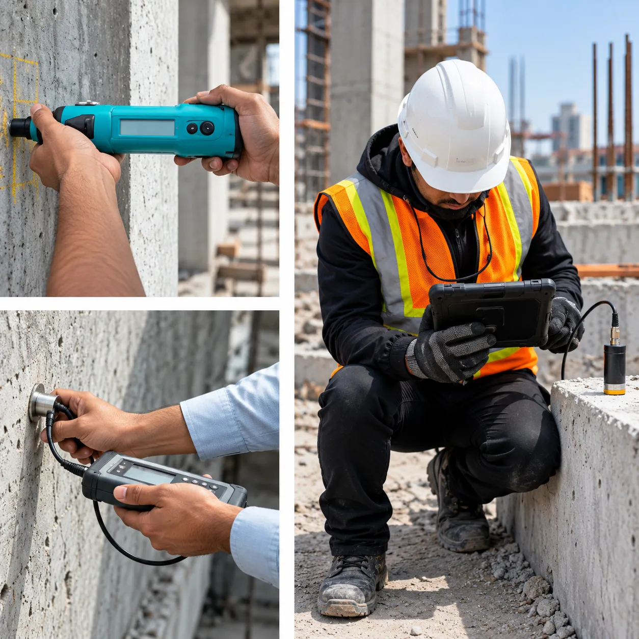 Non-destructive testing and field testing